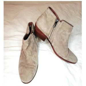 Sam Edelman Tan Suede Booties